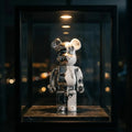 Bearbrick - 2G Chrome Silver - display case