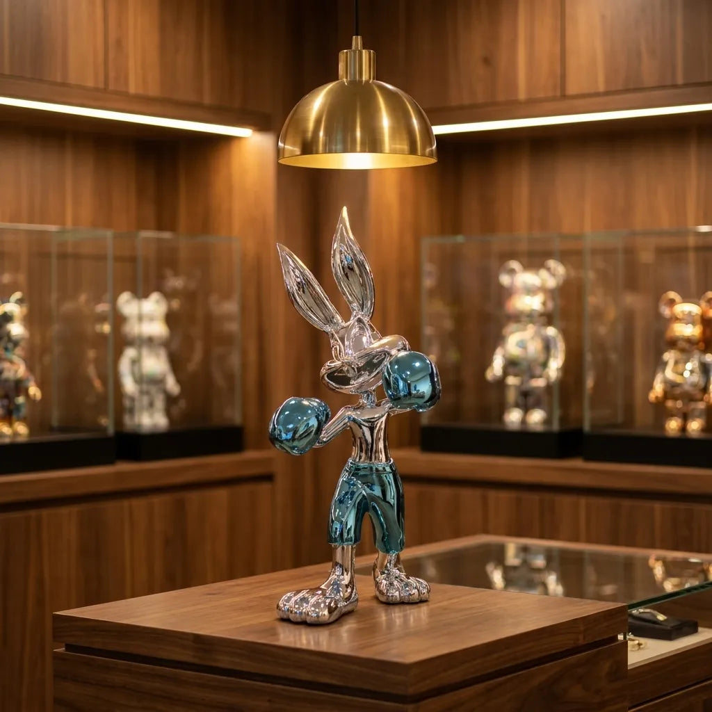 Bugs Bunny Boxing - Silver/Blue - gallery lifestyle