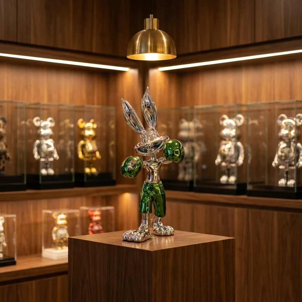 Bugs Bunny Boxing - Silver/Green - gallery lifestyle