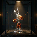 Bugs Bunny Boxing - Silver/Orange - display case