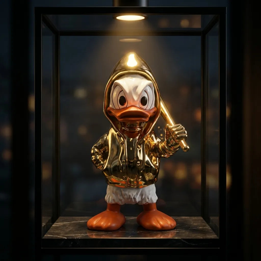 Donald Duck   Gold Hoodie - display case
