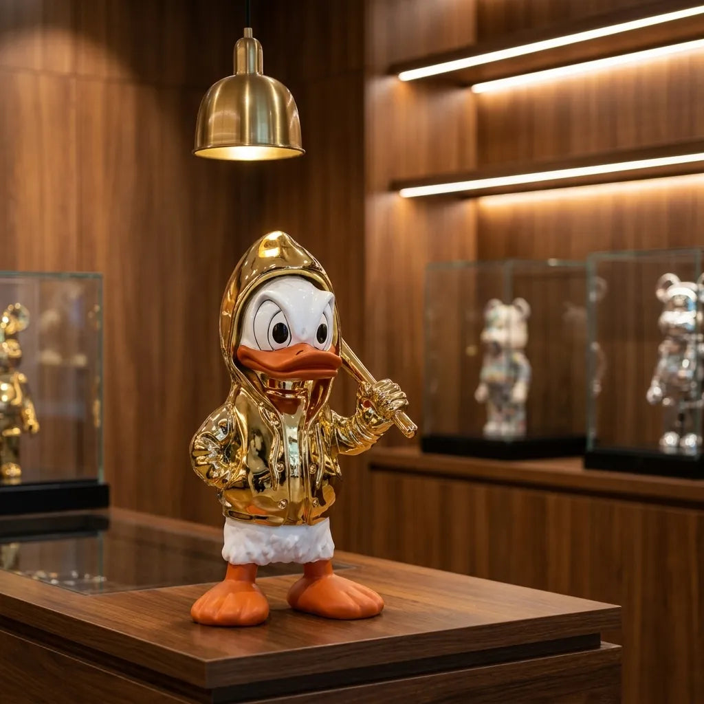 Donald Duck   Gold Hoodie - gallery lifestyle