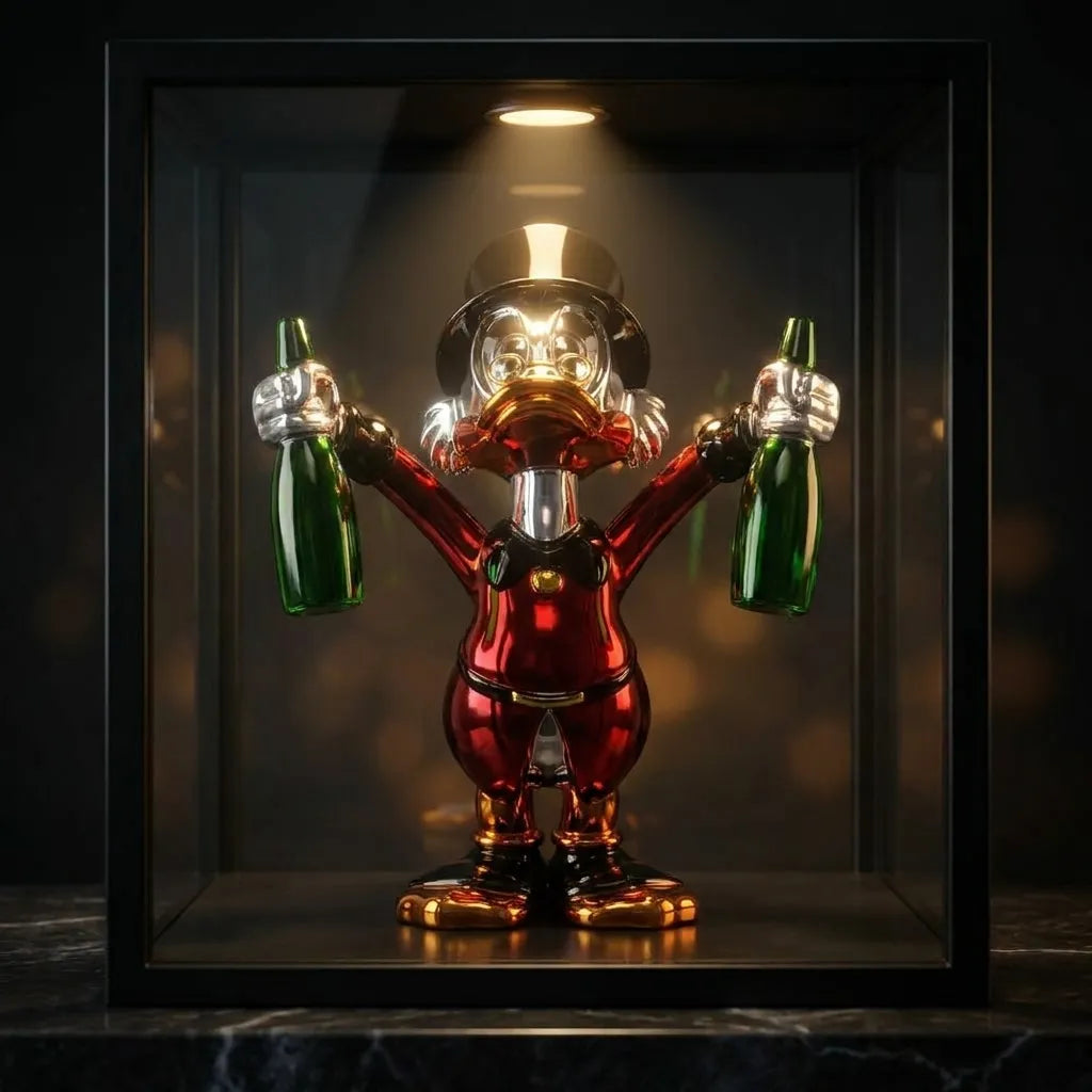 Scrooge McDuck - Bottles Red/Green - display case