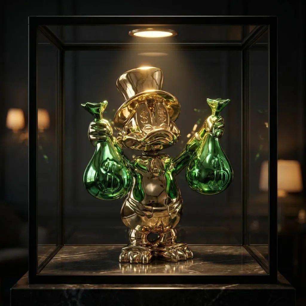 Scrooge McDuck - Money Bags Gold - display case