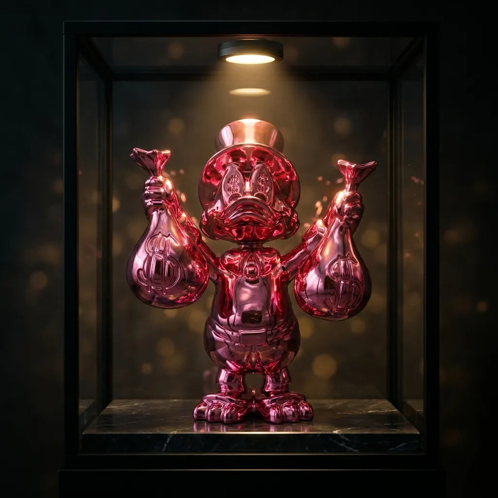Scrooge McDuck - Money Bags Pink - display case