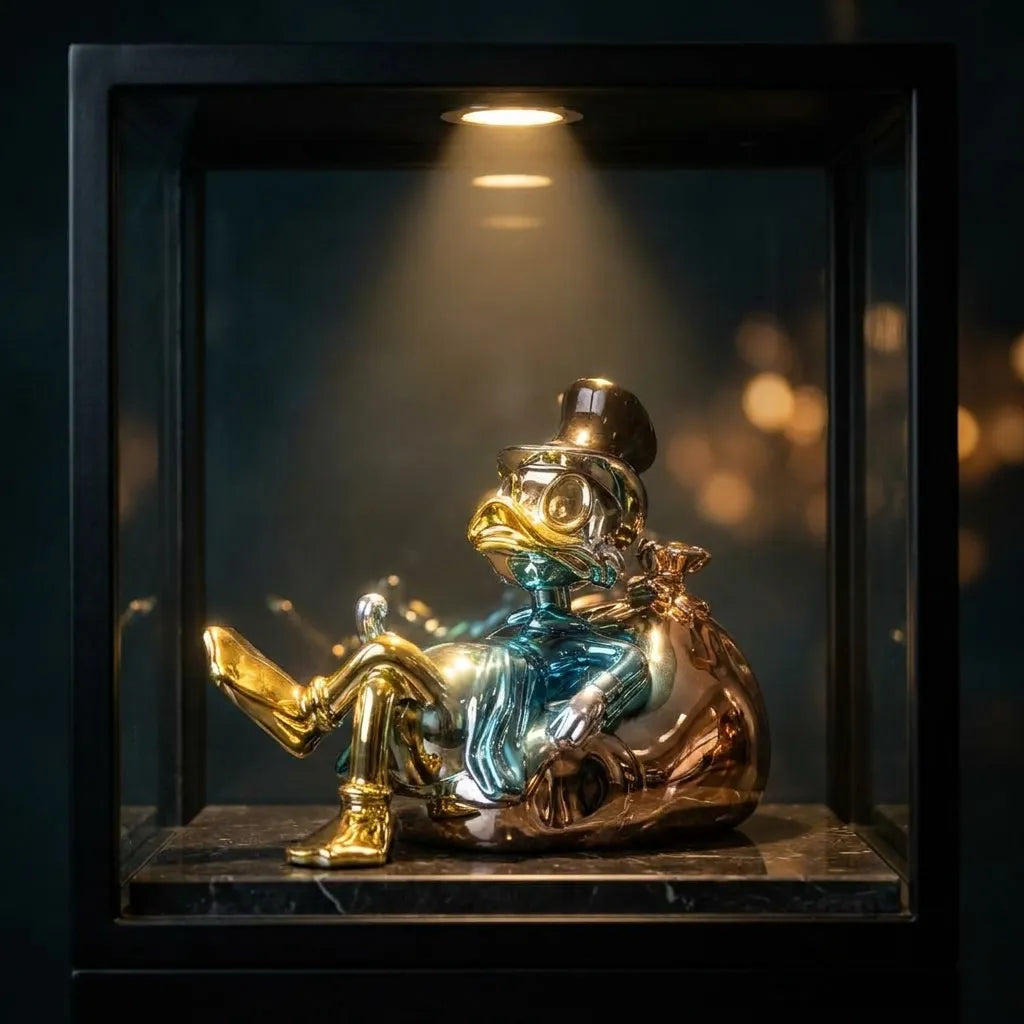 Scrooge McDuck - Sitting Blue (B) - display case
