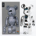 Bearbrick - 2G Chrome Silver - Silent Moon