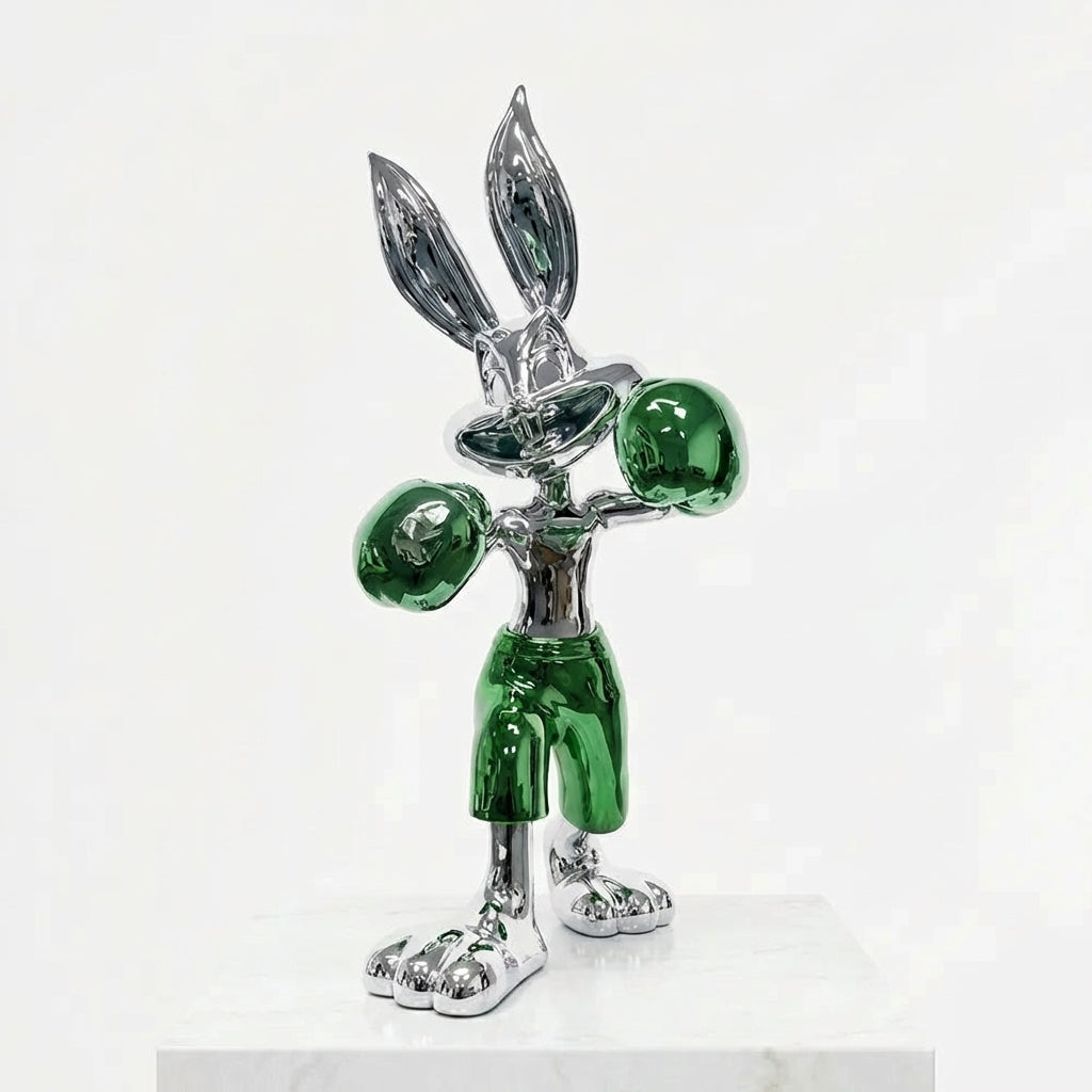 Bugs Bunny Boxing - Silver/Green - Silent Moon