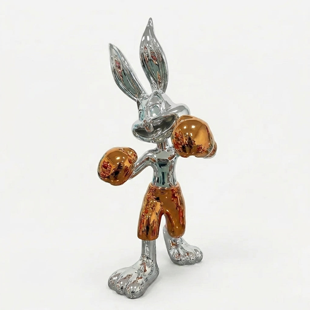 Bugs Bunny Boxing - Silver/Orange - Silent Moon