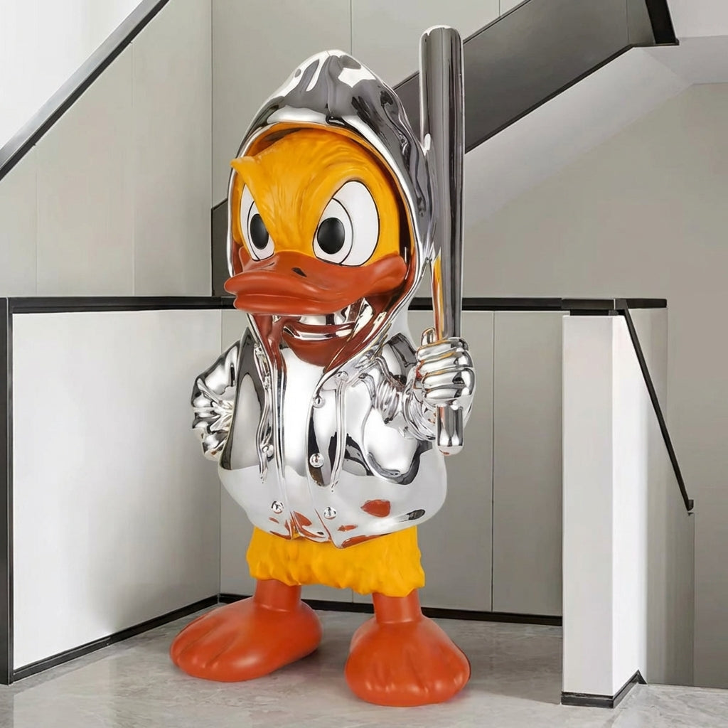 Donald Duck - Silver Hoodie Bat - Silent Moon